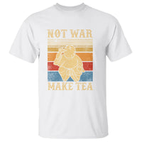 Funny Buddhism T Shirt Make Tea Not War Buddha - Wonder Print Shop