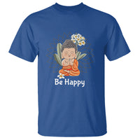 Buddhism T Shirt Be Happy Little Baby Buddha - Wonder Print Shop