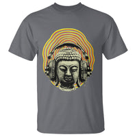 Buddhism Music Lover T Shirt Buddha Headphones Buddhist Monk DJ - Wonder Print Shop