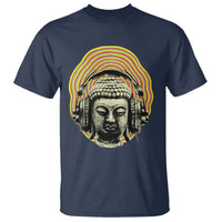 Buddhism Music Lover T Shirt Buddha Headphones Buddhist Monk DJ - Wonder Print Shop