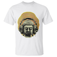 Buddhism Music Lover T Shirt Buddha Headphones Buddhist Monk DJ - Wonder Print Shop