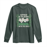 Happiness Is Playing Mahjong With The Girls Long Sleeve Shirt