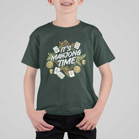 It's Mahjong Time Gambling Chinese Game T Shirt For Kid - Wonder Print Shop