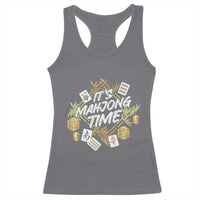 It's Mahjong Time Gambling Chinese Game Racerback Tank Top