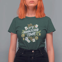 It's Mahjong Time Gambling Chinese Game T Shirt For Women - Wonder Print Shop