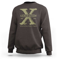Gen X Sweatshirt Raised On Hose Water And Neglect - Wonder Print Shop