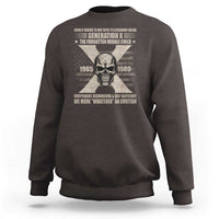 Gen X The Forgotten Middle Child Sweatshirt - Wonder Print Shop