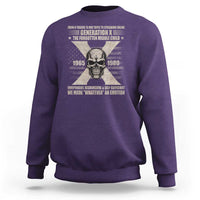 Gen X The Forgotten Middle Child Sweatshirt - Wonder Print Shop