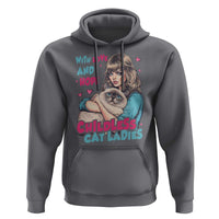 Childless Cat Ladies Hoodie With Love And Hope Cute Cat - Wonder Print Shop