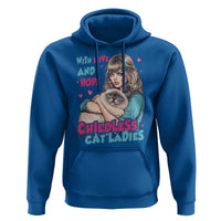 Childless Cat Ladies Hoodie With Love And Hope Cute Cat - Wonder Print Shop
