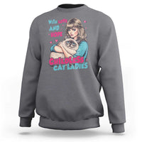 Childless Cat Ladies Sweatshirt With Love And Hope Cute Cat - Wonder Print Shop
