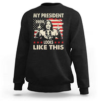 Harris 2024 Sweatshirt My President Looks Like This - Wonder Print Shop