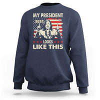 Harris 2024 Sweatshirt My President Looks Like This - Wonder Print Shop