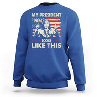 Harris 2024 Sweatshirt My President Looks Like This - Wonder Print Shop