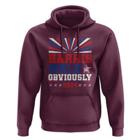 Harris Walz Obviously Hoodie US President Election 2024