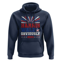 Harris Walz Obviously Hoodie US President Election 2024