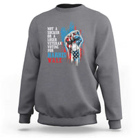 Veteran Voting Harris Walz Sweatshirt I Am A Veteran Not A Sucker Or A Loser - Wonder Print Shop