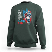 Veteran Voting Harris Walz Sweatshirt I Am A Veteran Not A Sucker Or A Loser - Wonder Print Shop