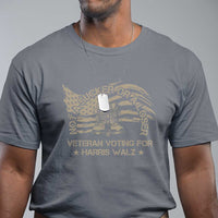 Veteran For Harris Walz T Shirt I Am A Veteran Not A Sucker Or A Loser - Wonder Print Shop