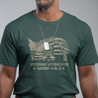 Veteran For Harris Walz T Shirt I Am A Veteran Not A Sucker Or A Loser - Wonder Print Shop