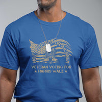 Veteran For Harris Walz T Shirt I Am A Veteran Not A Sucker Or A Loser - Wonder Print Shop