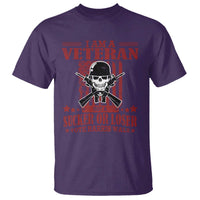 Veteran For Harris Walz T Shirt Not A Sucker Or A Loser American Eagle Flag - Wonder Print Shop