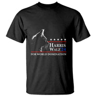 Harris Walz 2024 T Shirt For World Domination US President - Wonder Print Shop