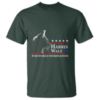 Harris Walz 2024 T Shirt For World Domination US President - Wonder Print Shop
