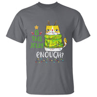 Is This Jolly Enough Funny Cat Merry Christmas Light T Shirt - Wonder Print Shop