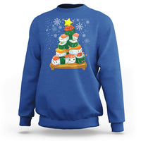 Sushi Christmas Tree Cute Japanese Xmas Sweatshirt - Wonder Print Shop