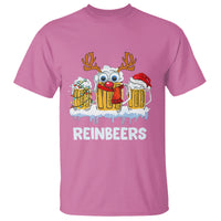 Reinbeers Christmas Reindeer Drinking Beer T Shirt - Wonder Print Shop