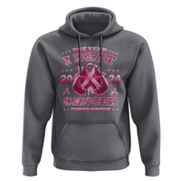 The Year I Beat Cancer Boxing Gloves Fighter Survivor Hoodie