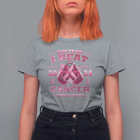The Year I Beat Cancer Boxing Gloves Fighter Survivor T Shirt For Women - Wonder Print Shop