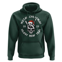 Funny Heavy Metal Hoodie Metal Christmas Heavy New Year Rock Hand Sign