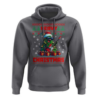 Funny Heavy Christmas Rock Band Guitarist Hoodie