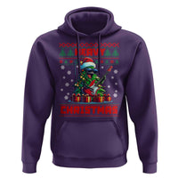 Funny Heavy Christmas Rock Band Guitarist Hoodie