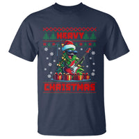 Funny Heavy Christmas Rock Band Guitarist T Shirt - Wonder Print Shop