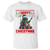 Funny Heavy Christmas Rock Band Guitarist T Shirt - Wonder Print Shop