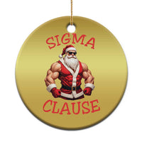 Funny Xmas Sigma Claus Christmas Ornament - Wonder Print Shop
