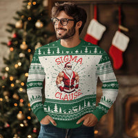Funny Xmas Sigma Claus Ugly Christmas Sweater - Wonder Print Shop