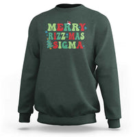 Merry Rizz Mas Sigmas Sweatshirt - Wonder Print Shop