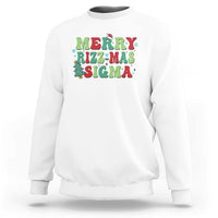 Merry Rizz Mas Sigmas Sweatshirt - Wonder Print Shop