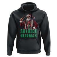 Funny Xmas Hoodie Skibidi Rizzmas Cool Santa Gangsta