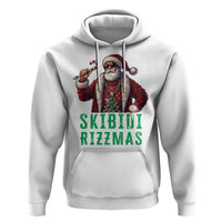 Funny Xmas Hoodie Skibidi Rizzmas Cool Santa Gangsta