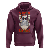 Funny Skibidi Rizzmas Santa Toilet Meme Hoodie