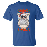 Funny Skibidi Rizzmas Santa Toilet Meme T Shirt - Wonder Print Shop