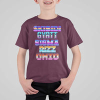 Skibidi Gyatt Sigma Rizz Ohio T Shirt For Kid - Wonder Print Shop