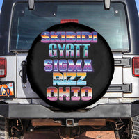Skibidi Gyatt Sigma Rizz Ohio Spare Tire Cover