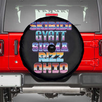 Skibidi Gyatt Sigma Rizz Ohio Spare Tire Cover