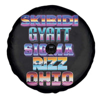 Skibidi Gyatt Sigma Rizz Ohio Spare Tire Cover